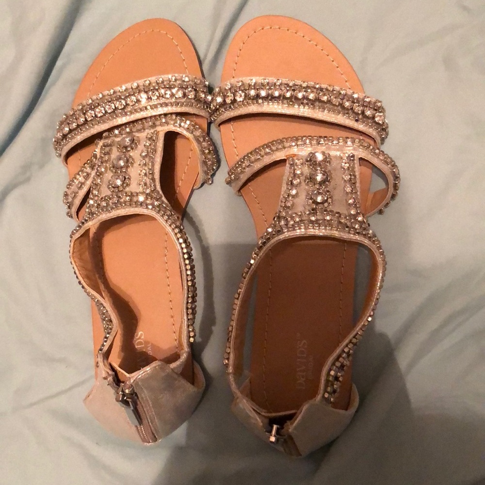 David’s bridal sandals